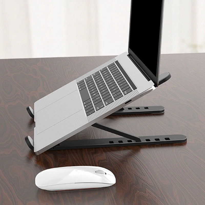 Metal Foldable & Portable Laptop Stand | Lightweight Adjustable Laptop Holder | High-Quality ABS