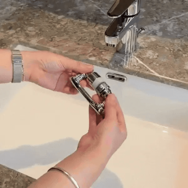 Rotating Faucet/Tap Extender | Stainless Steel | 180° rotation